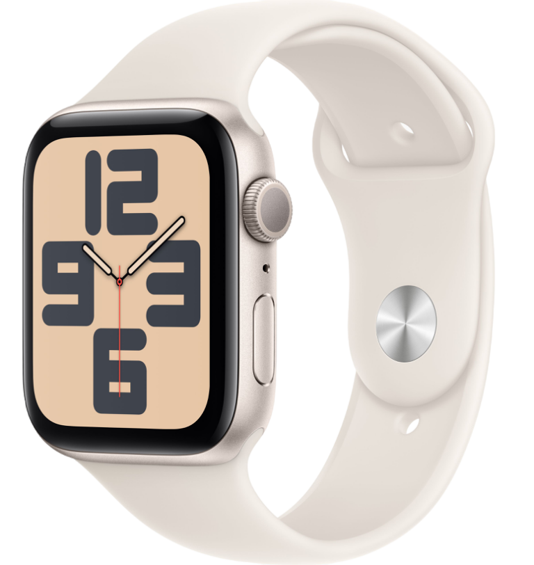 Apple Watch SE 44mm GPS (2024) Starlight Aluminium Смарт-часы