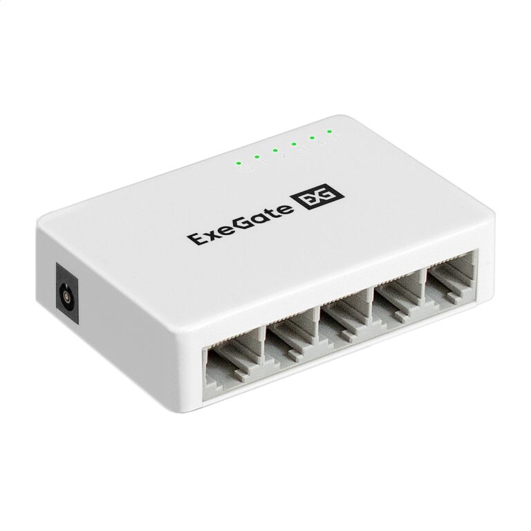 ExeGate EDGS-1005С (5-портовый гигабитный UTP 10/100/1000 Base-T) Коммутатор неуправляемый
