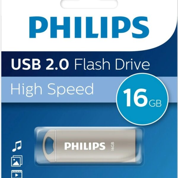 Флешка USB 16Gb PHILIPS IRON 2.0 16Gb, USB 2.0