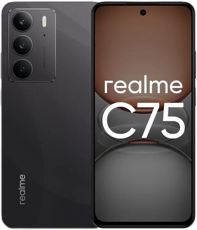 Realme C75 8/256GB NFC Storm Black Смартфон