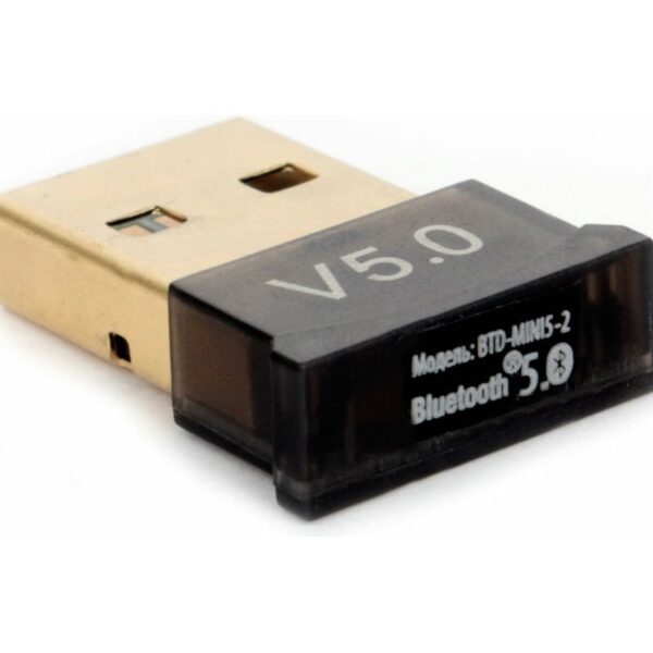 Gembird, BTD-MINI5-2, ультратонкий корпус, v.5.0, 10 метров, USB Адаптер Bluetooth