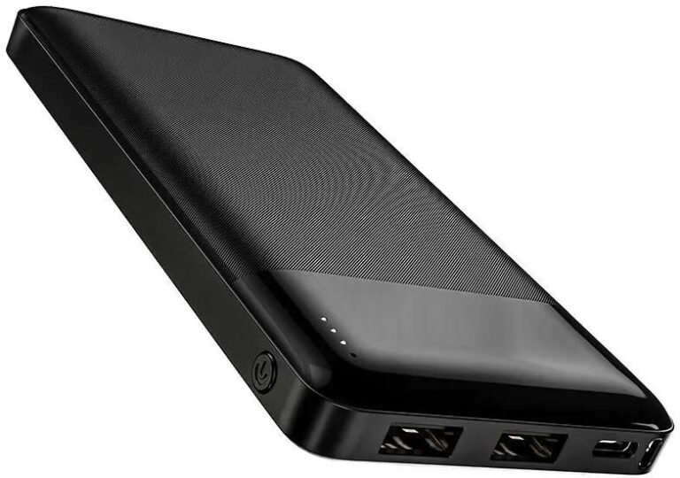 HOCO J72,10000mAh, 2USB/Micro/Type-C (черный) Внешний аккумулятор