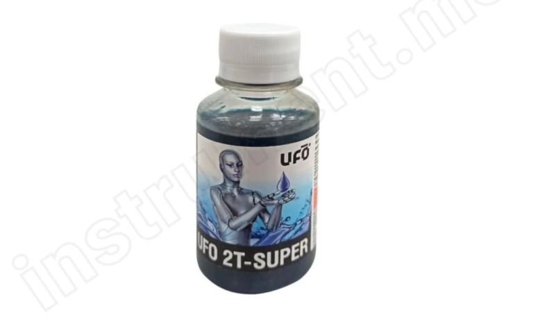 Масло для 2-х тактных двигателей "2T-SUPER 0,1л (синее)" (Ufo)