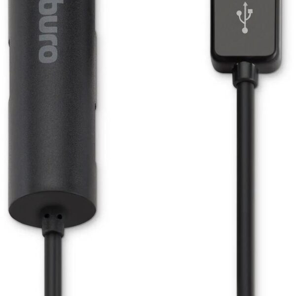 Buro BU-HUB4-0.5R-U2.0 4порт. черный Разветвитель USB 2.0