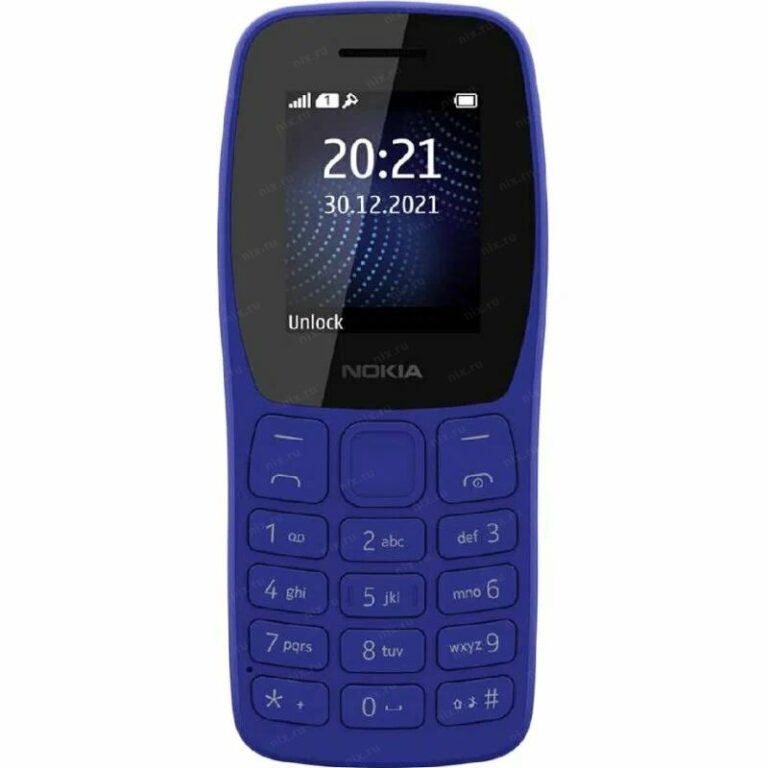 NOKIA 105 TA-1416 DS EAC2+ BLUE Мобильный телефон