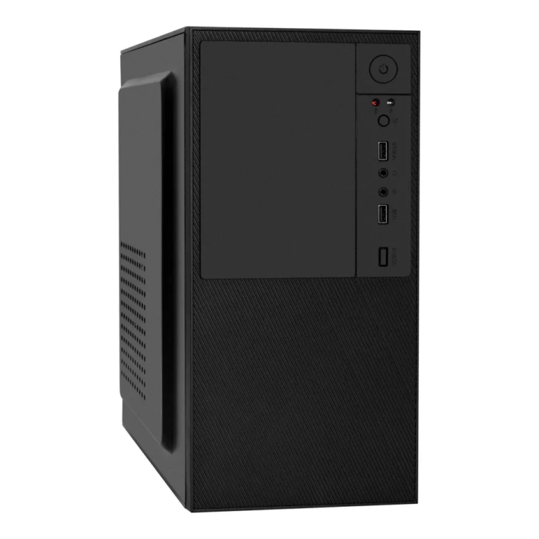ExeGate BAA-308 (mATX, без БП, 2*USB, HD Audio, черный) Компьютерный корпус Minitower