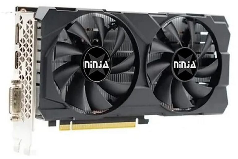 NINJA GeForce GTX 1660 Super, 6 GB GDDR6, 192 bit, DVI-D, DisplayPort, HDMI, GPU 1530 MHz Видеокарта