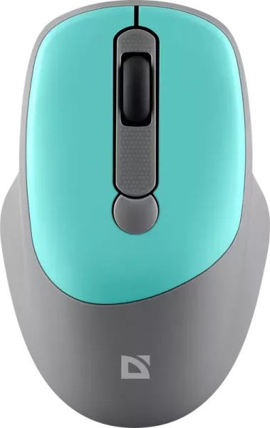Defender Feam MM-296 мятный, 1600 dpi, радиоканал, USB, кнопки - 4 Мышь беспроводная