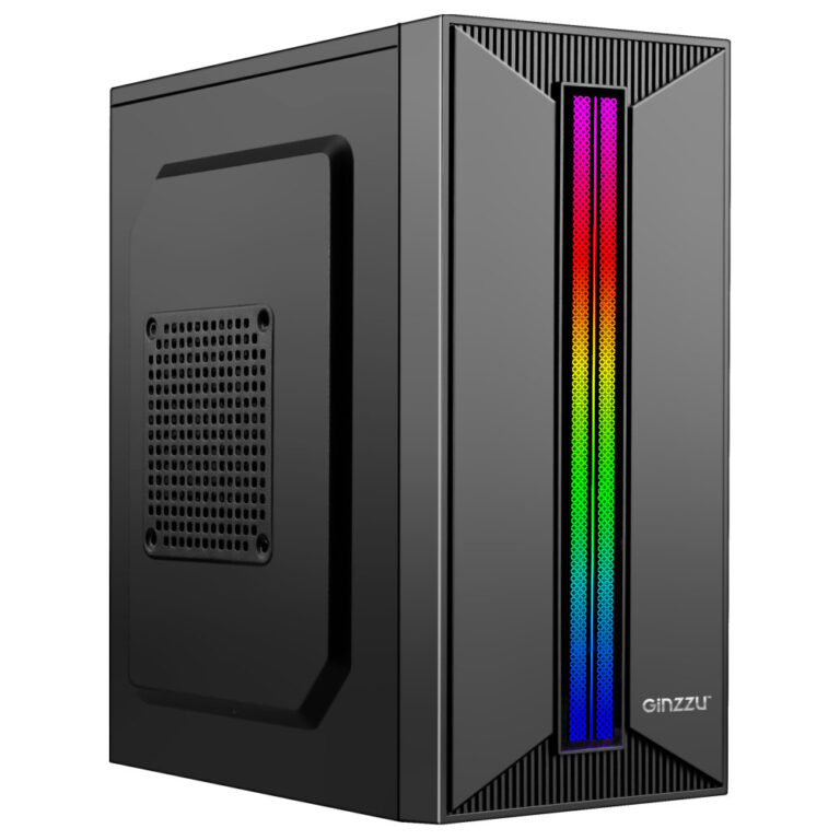 Ginzzu B350 2*USB 2.0,AU RGB Компьютерный корпус