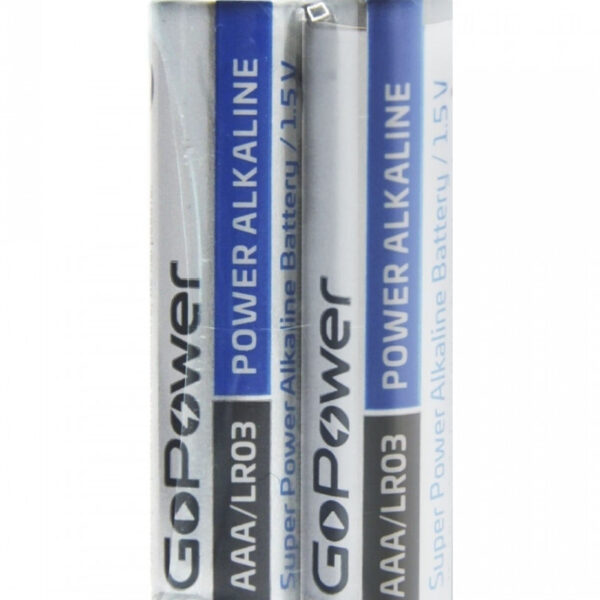 Элемент питания LR03/AAA/286 ШРИНК GoPower 1.5В;щелочные; шринк 2/40/800