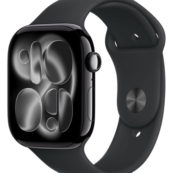 Apple Watch Series 11 46mm Aluminium Jet Black with Black Sport Band M/L Смарт-часы