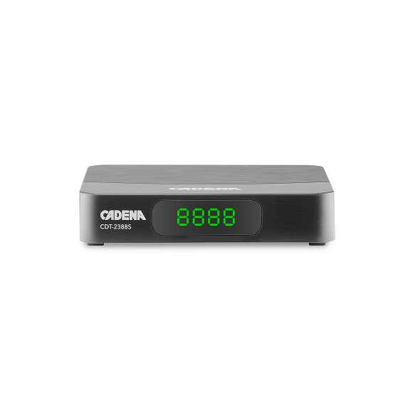 Cadena CDT-2388S Черный, DVB-T2, DVB-T, HDMI, USB 2.0 Приставка для цифрового ТВ