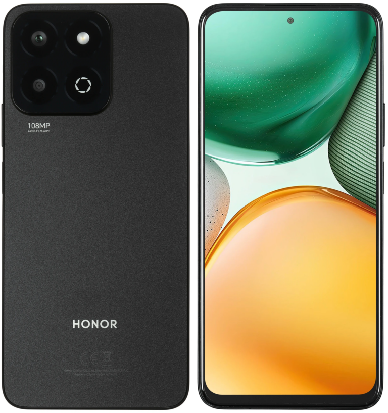 Honor X7C 8+256GB NFC Midnight Black Смартфон