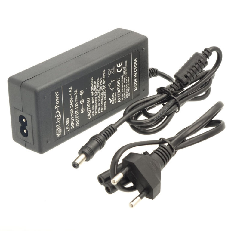 Блок питания AC/DC 220V/12V 3.0A (5,5*2,5) LP360 LIVE-POWER Стабилизированный, для быт. и офис. техн