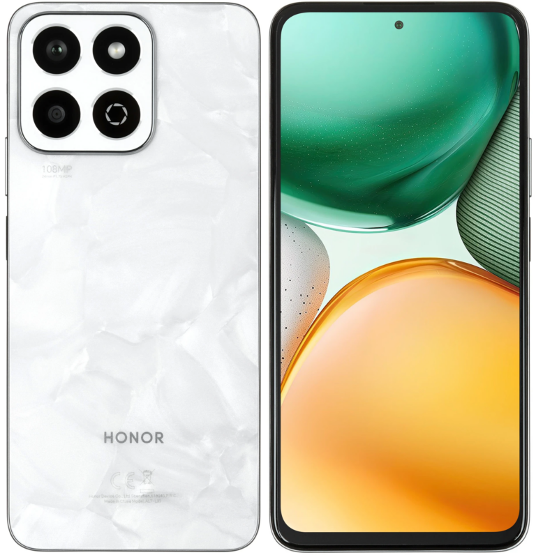 Honor X7C 8+256GB NFC Moonlight White Смартфон