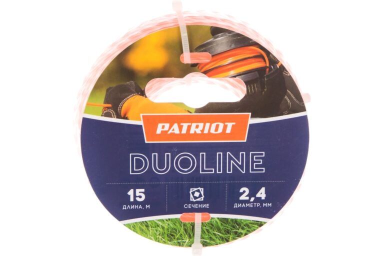 Леска, витой квадрат "d=2,4мм/15м" (Patriot)